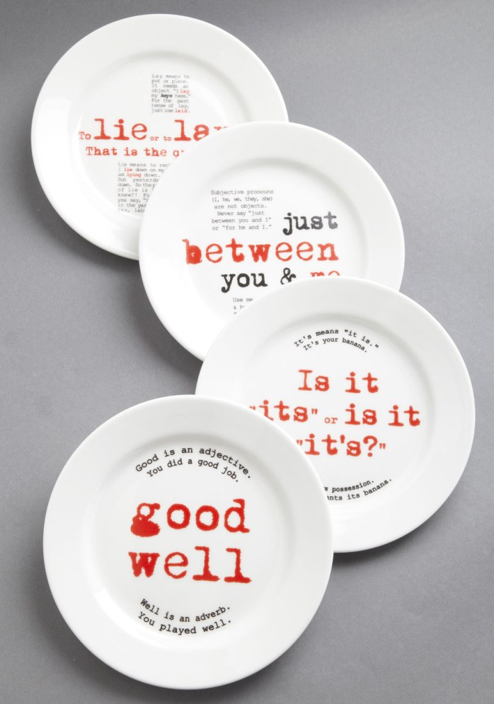 Gourmet Grammarian Dish Set